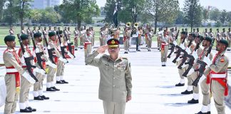 Special Guard Of Honor Ceremony In Honor Of Newly Promoted Most Powerful Field Marshal Syed Hafiz Asim Munir Nishan-i-Imtiaz (MILITARY) Successfully Held At YADGAR-E-SHUHADA At GHQ Rawalpindi