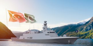 TURKISH NAVAL SHIP TCG BÜYÜKADA VISITS KARACHI