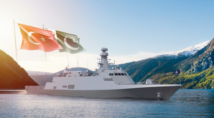 TURKISH NAVAL SHIP TCG BÜYÜKADA VISITS KARACHI