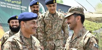 Field Marshal COAS Hafiz Syed Asim Munir spents Eid with Brave PAK ARMED FORCES Troops