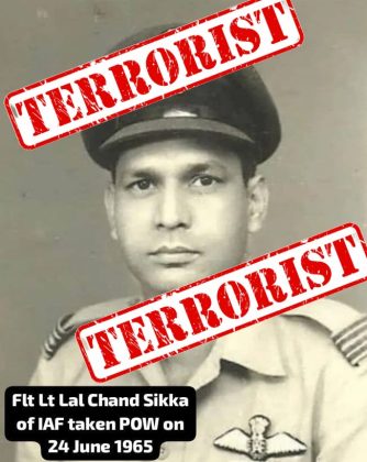Filthy and Swine Bastard indian air force pilot flight lieutenant lal chand sikka