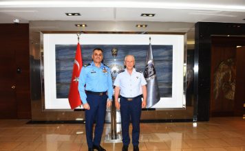 PAF Deputy Chief Of Air Staff (OPERATIONS) Air Vice Marshal Aurangzeb Ahmed Held One On One High-Profile Meeting With COMMANDER TURKISH AIR FORCE His Excellency General Ziya Cemal Kadıoğlu