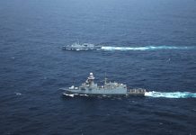 PAK NAVY Heavily Armed Stealth Warship And Anti-Submarine Hunter Aircraft (ASW) Conducts Bilateral STRATEGIC Naval Exercise With Italian Navy Ship ITS ANTONIO MARCEGLIA In North Arabian Sea