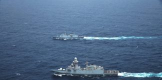 PAK NAVY Heavily Armed Stealth Warship And Anti-Submarine Hunter Aircraft (ASW) Conducts Bilateral STRATEGIC Naval Exercise With Italian Navy Ship ITS ANTONIO MARCEGLIA In North Arabian Sea