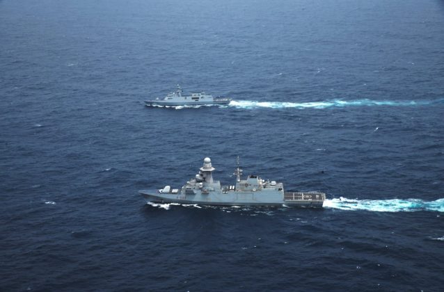 PAK NAVY Heavily Armed Stealth Warship And Anti-Submarine Hunter Aircraft (ASW) Conducts Bilateral STRATEGIC Naval Exercise With Italian Navy Ship ITS ANTONIO MARCEGLIA In North Arabian Sea