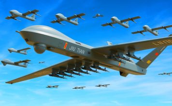 PAKISTAN Iron Brother CHINA Successfully Develops Revolutionary World's First Heavyweight New Mothership Drone Jiu Tian Fully Capable Of Launching A Wide Variety Of 100 Lethal Drones