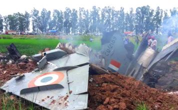 2 Filthy and Bastard indian air force pilots killed as Brave Freedom Fighters Shoot Down Indian Air Force Jaguar jet With SAM in Rajasthan