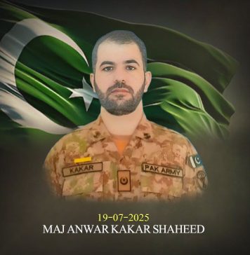 BRAVEST SON OF SACRED COUNTRY PAKISTAN MAJOR MUHAMMAD ANWAR KAKAR SHAHEED . . .