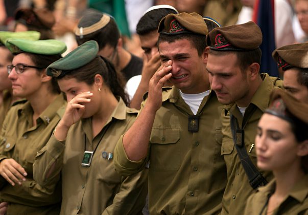 Bastard israeli soldiers crying