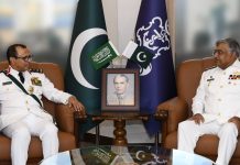 CHIEF OF THE NAVAL STAFF ROYAL SAUDI NAVAL FORCES VISITS NAVAL HEADQUARTERS ISLAMABAD