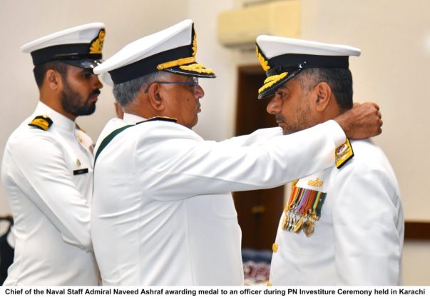 CNS Adm Muhammad Naveed Ashraf Confers Prestigious MILITARY AWARDS Upon PAK NAVY Personnel