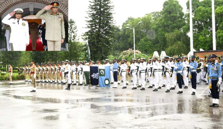 CNS RSNF Vice Admiral Mohammed bin Abdulrahman Al Ghuraybi And CHAIRMAN JOINT CHIEFS OF STAFF COMMITTEE General Sahir Shamshad Mirza