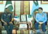 Chief of the South African Air Force Lieutenant General Wiseman Simo Mbambo Meets With PAK AIR CHIEF (CAS) Air Chief Marshal Zaheer Ahmed Babar