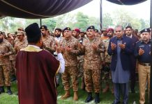 Field Marshal (COAS) PAK ARMY CHIEF Hafiz Syed Asim Munir Attends The NAMAZ-E-JANAZA Of 13 x Martyred Bravest Sons Of Sacred Country PAKISTAN