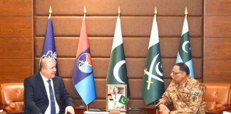 First Deputy Minister Of Defense Of Republic Of Tajikistan Meets with CHAIRMAN JOINT CHIEFS OF STAFF COMMITTEE (CJCSC) General Sahir Shamshad Mirza At Joint Staff HQ Rawalpindi