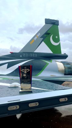 PAF Trophy at JF-17 Thunder Jet Block-III Fighter Jet at RIAT-2025