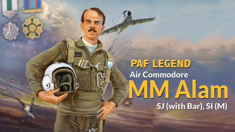 PAK AIR FORCE Pays Rich And Glorious Tribute To Bravest Son Of Sacred Country PAKISTAN And Ace Of PAF Air Commodore Muhammad Mahmood Alam On His 90th Birth Anniversary