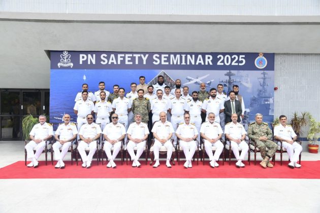 PAK NAVY Holds Annual Safety Seminar 2025 At Bahria Auditorium In Karachi