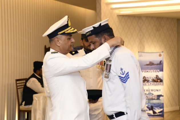 Prestigious MILITARY Awards Confers on PAK NAVY Personnel In Federal Capital Islamabad