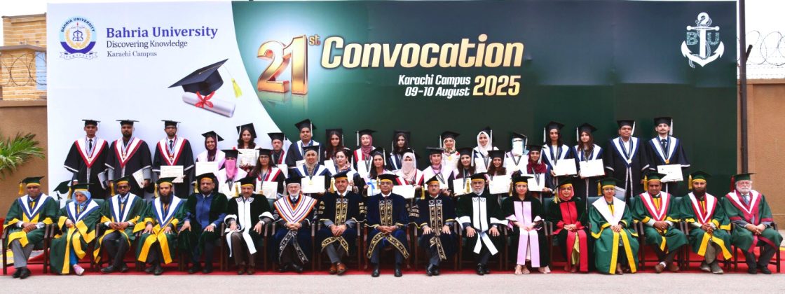 BAHRIA UNIVERSITY KARACHI CAMPUS HOLDS 21st CONVOCATION