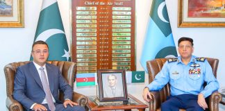 By Deputy Minister & Director General Of Defense His Excellency Mr. Agil Gurbanov Held High-Profile One On One And Most Important Meeting With PAK AIR CHIEF Zaheer Ahmed Babar Sidhu