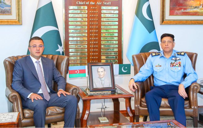 By Deputy Minister & Director General Of Defense His Excellency Mr. Agil Gurbanov Held High-Profile One On One And Most Important Meeting With PAK AIR CHIEF Zaheer Ahmed Babar Sidhu