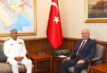 CHIEF OF THE NAVAL STAFF VISITS TÜRKIYE AND AWARDED LEGION OF MERIT BY BRAVE AND VALIANT TURKISH ARMED FORCES