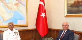 CHIEF OF THE NAVAL STAFF VISITS TÜRKIYE AND AWARDED LEGION OF MERIT BY BRAVE AND VALIANT TURKISH ARMED FORCES