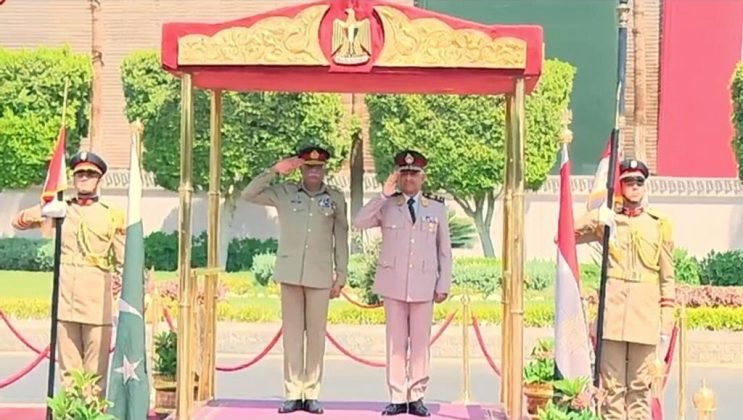 CJCSC General Sahir Shamshad Mirza Attends the 3rd Round Of Defense And Security Talks In Egypt