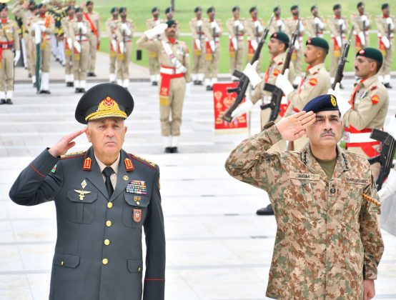 First Deputy Minister of Defense and Chief of the General Staff of the AZERBAIJAN ARMY His Excellency Colonel General Karim Valiyev Visit Sacred Country PAKISTAN