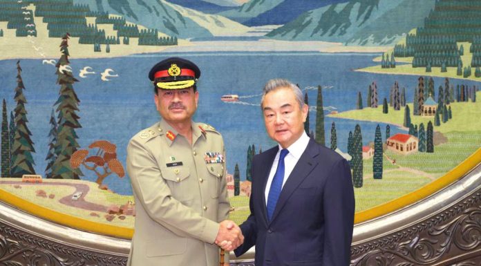 Foreign Minister Of PAKISTAN Iron Brother And All Weather STRATEGIC Ally CHINA His Excellency Mr. Wang Yi Held One on One High-Profile Meeting With Field Marshal PAK ARMY CHIEF At GHQ Rawalpindi