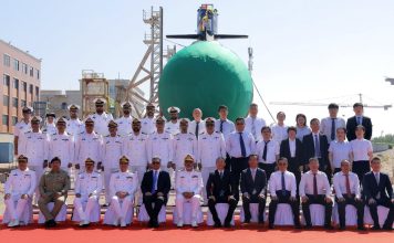 PAKISTAN NAVY LAUNCHES THIRD HANGOR CLASS SUBMARINE IN CHINA