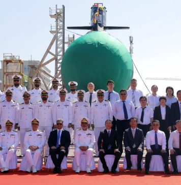 PAKISTAN NAVY LAUNCHES THIRD HANGOR CLASS SUBMARINE IN CHINA