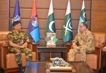Quarter Master General Bangladesh Army Lieutenant general Md Faizur Rahman And CJCSC General Sahir Shamshad Mirza Expresses Serious Concerns On indian And iranian Terrorism In Sacred PAKISTAN