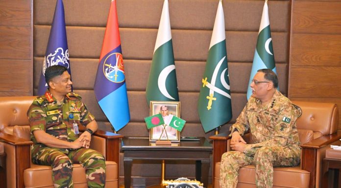 Quarter Master General Bangladesh Army Lieutenant general Md Faizur Rahman And CJCSC General Sahir Shamshad Mirza Expresses Serious Concerns On indian And iranian Terrorism In Sacred PAKISTAN
