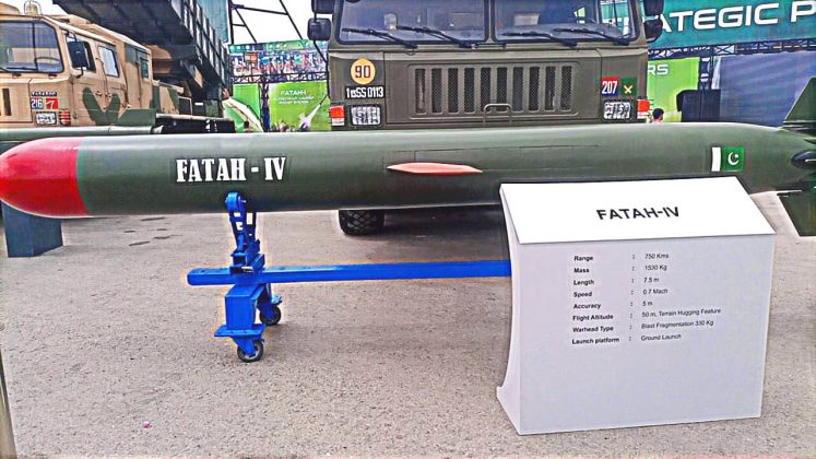 Sacred Country PAKISTAN&rsquo;s New FATAH-IV Missile Signals New Conventional Strike Strategy