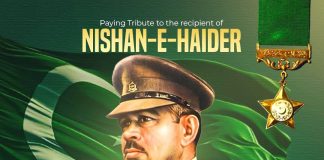 Top MILITARY BRASS Of Beloved Peace Loving Sacred PAKISTAN Pays Glorious Tribute To Bravest Son Of Sacred PAKISTAN Major Tufail Muhammad Shahed On His 67TH Martyrdom Anniversary