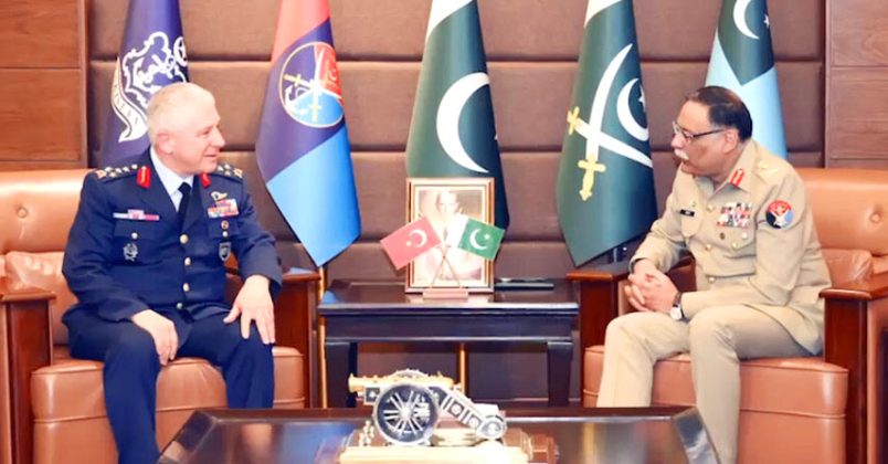 Brotherly COMMANDER TURKISH AIR FORCE HE General Ziya Cemal Kadioglu And CJCSC General Sahir Shamshad Mirza Expresses Serious Concerns On indian And iranian State Terrorism In Sacred PAKISTAN