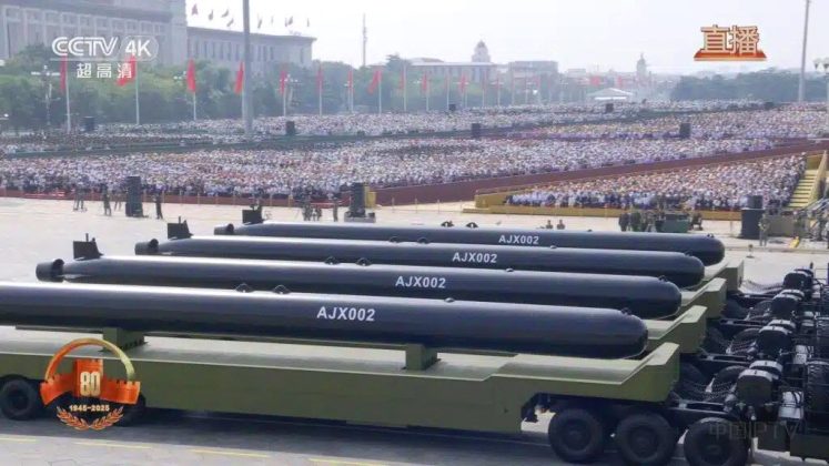 CHINESE AJX002 large UUV