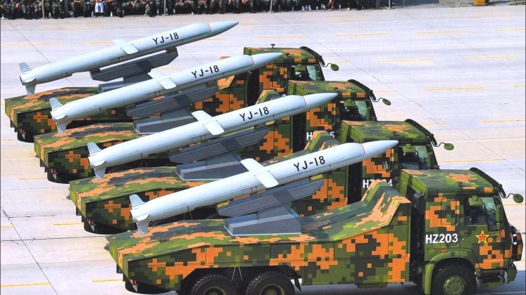 CHINESE YJ-18C land attack cruise missile
