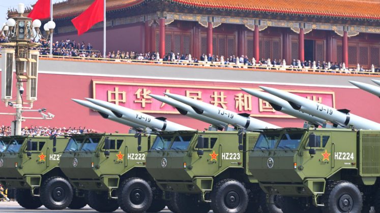 CHINESE YJ-19 antiship missile during Parade