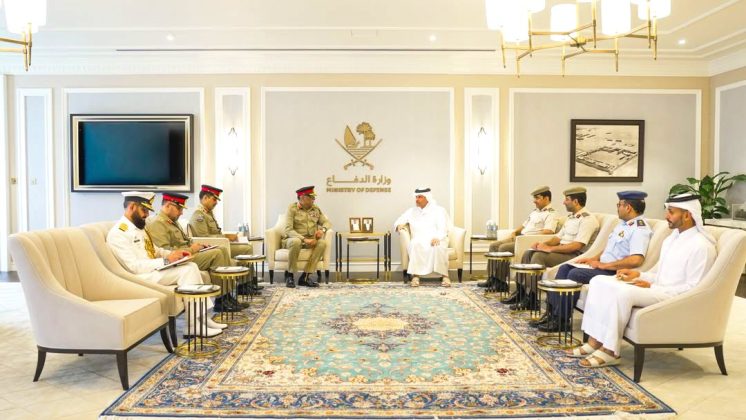 CJCSC General Sahir Shamshad Mirza Attends The Second Round Of Higher MILITARY Cooperation (HMCC) During Official Visit to ISLAMIC Brotherly Country Qatar