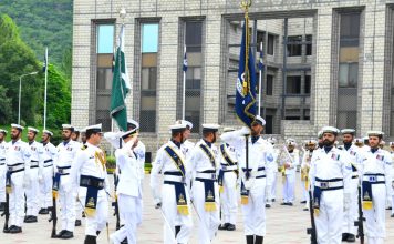 Commander Naval Forces UAE And PAK NAVAL CHIEF (CNS) Admiral Muhammad Naveed Ashraf Expresses Serious Concerns On indian And iranian State Terrorism In Sacred PAKISTAN At NAVAL HQ Islamabad