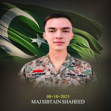Bravest Son Of Sacred Country PAKISTAN Major Sabtain Haider Shaheed