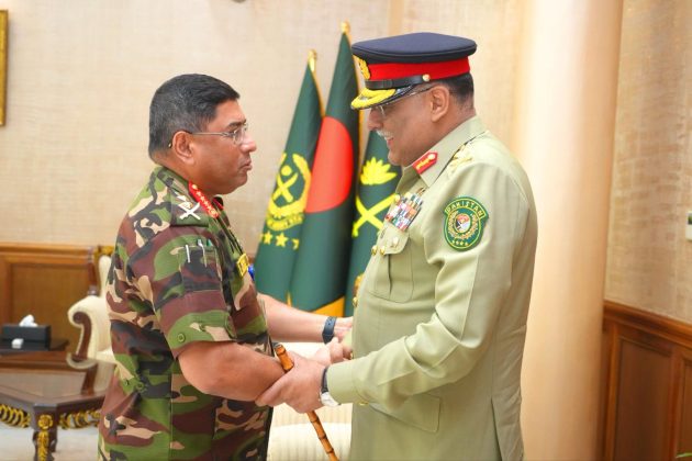 CICSC General Sahir Shamshad Mirza And With PAKISTAN Iron Brother BANGLADESH Army Chief General Waker-Uz-Zaman Disucsses Regional Security At BANGLADESH Army HQ In Dhaka
