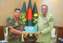 CICSC General Sahir Shamshad Mirza Held One On One High-Profile Meeting With PAKISTAN Iron Brother BANGLADESH Army Chief General Waker-Uz-Zaman At BANGLADESH Army HQ In Dhaka