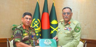 CICSC General Sahir Shamshad Mirza Held One On One High-Profile Meeting With PAKISTAN Iron Brother BANGLADESH Army Chief General Waker-Uz-Zaman At BANGLADESH Army HQ In Dhaka