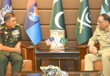 Chief Of Defense Forces Malaysia And CJCSC General Sahir Shamshad Mirza Expresses Serious And Grave Concerns On indian And iranian State Terrorism In Sacred PAKISTAN At JOINT STAFF HQ Rawalpindi