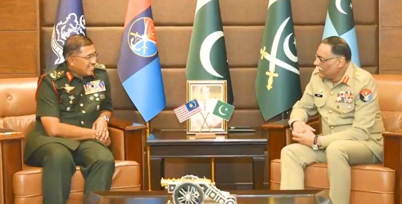 Chief Of Defense Forces Malaysia And CJCSC General Sahir Shamshad Mirza Expresses Serious And Grave Concerns On indian And iranian State Terrorism In Sacred PAKISTAN At JOINT STAFF HQ Rawalpindi