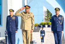 CHAIRMAN JOINT CHIEFS OF STAFF COMMITTEE (CJCSC) General Sahir Shamshad Mirza Pays Farewell Visit To PAK AIR CHIEF (CAS) Air Chief Marshal Zaheer Ahmed Babar Sidhu At AIR HQ Islamabad
